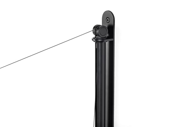 Fifty-Fifty vägglampa, Soft black HAY