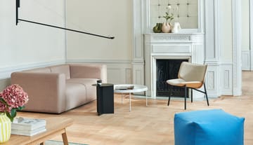 Fifty-Fifty vägglampa - Soft black - HAY