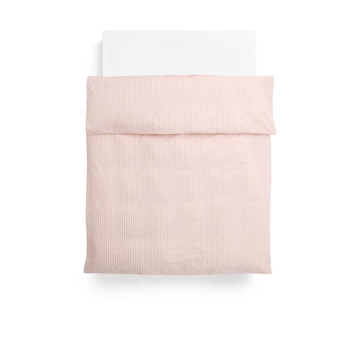Fineline påslakan 150x210 cm, Soft pink HAY