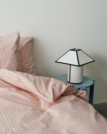 Fineline påslakan 150x210 cm - Soft pink - HAY