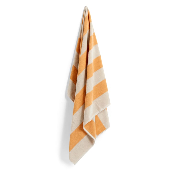 Frotté Stripe badlakan 100x150 cm - Warm yellow - HAY