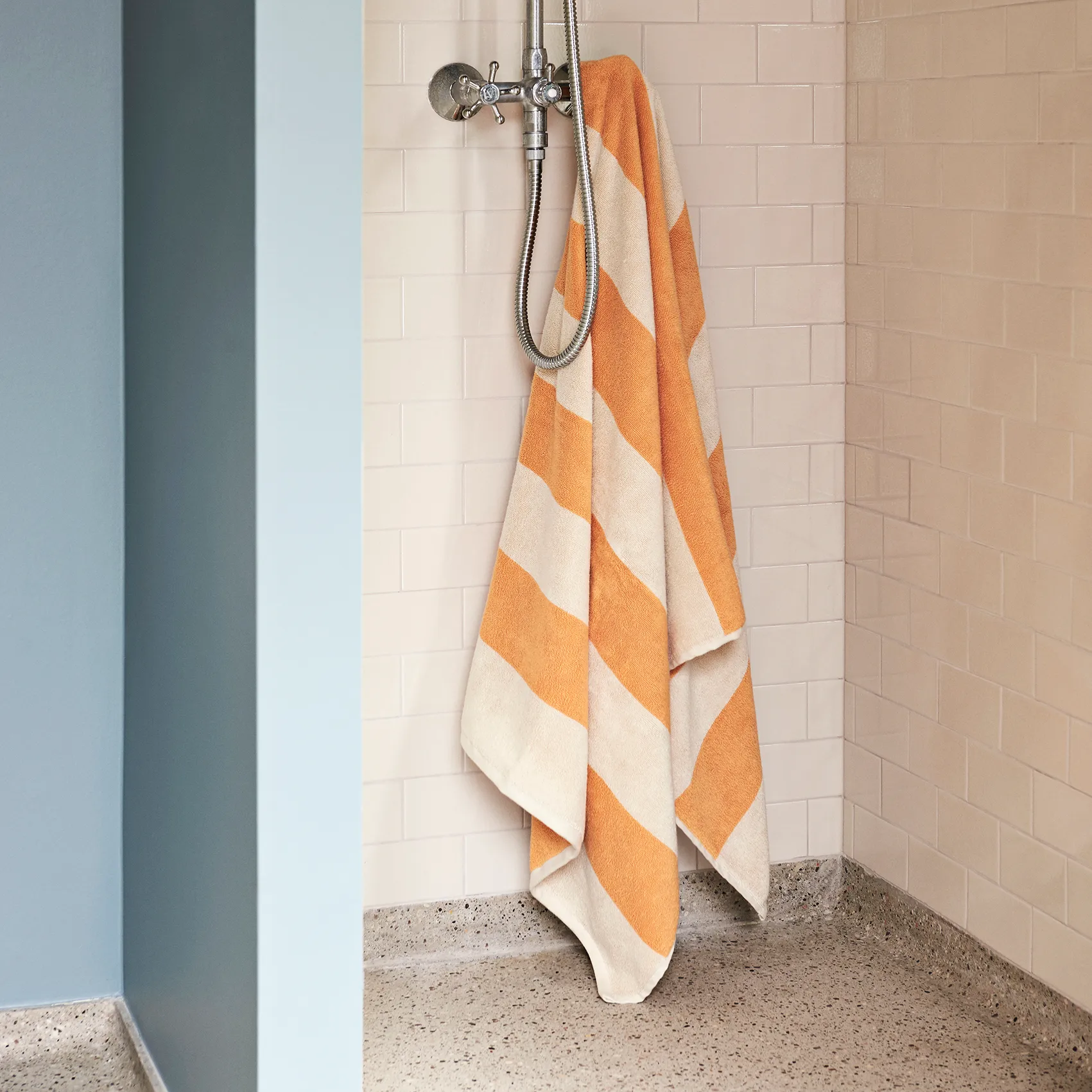 Frotté Stripe badlakan 100x150 cm, Warm yellow HAY