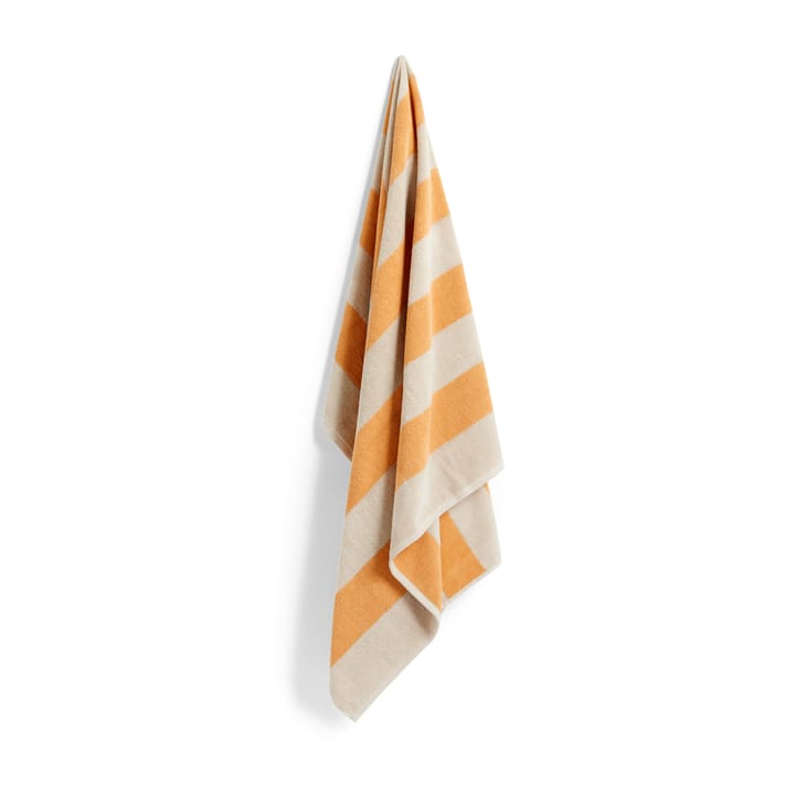 Frotté Stripe badlakan 100x150 cm - Warm yellow - HAY