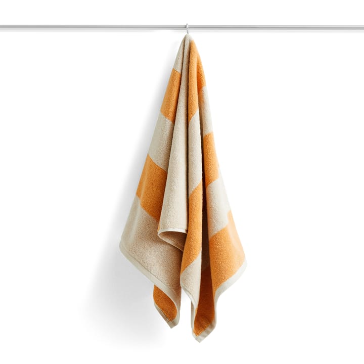 Frotté Stripe handduk 50x100 cm - Warm yellow - HAY