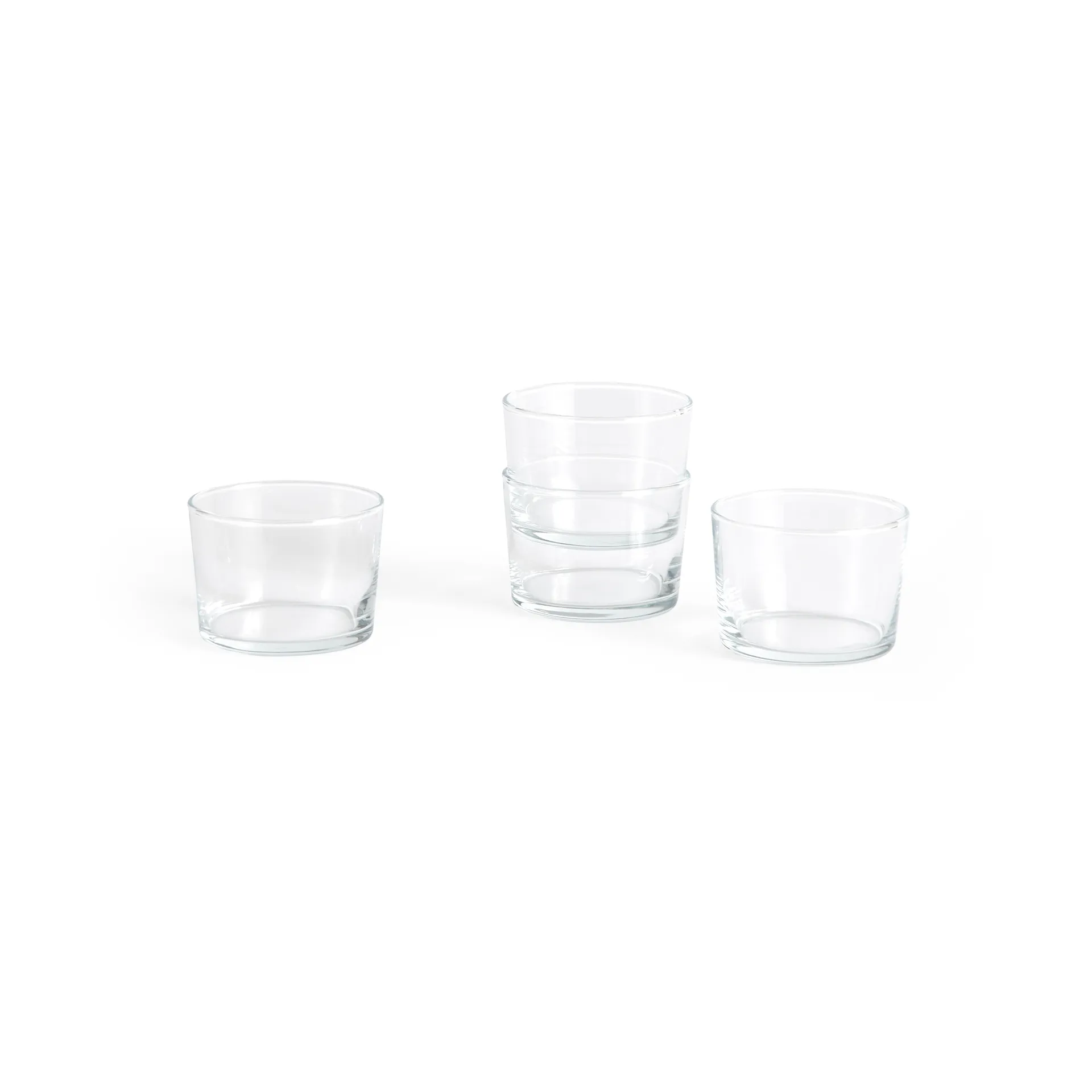 Glass dricksglas S 22 cl 4-pack, Klar HAY