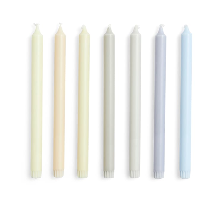 Gradient Candle ljus 7-pack - Neutrals - HAY