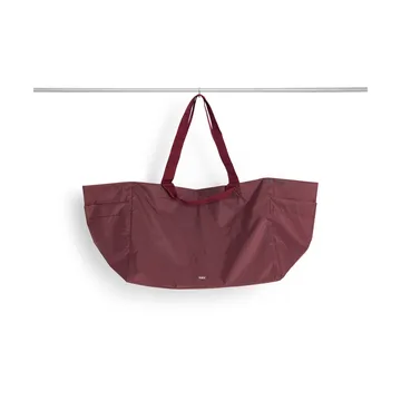 Grid Weekend Bag väska - Burgundy, large - HAY