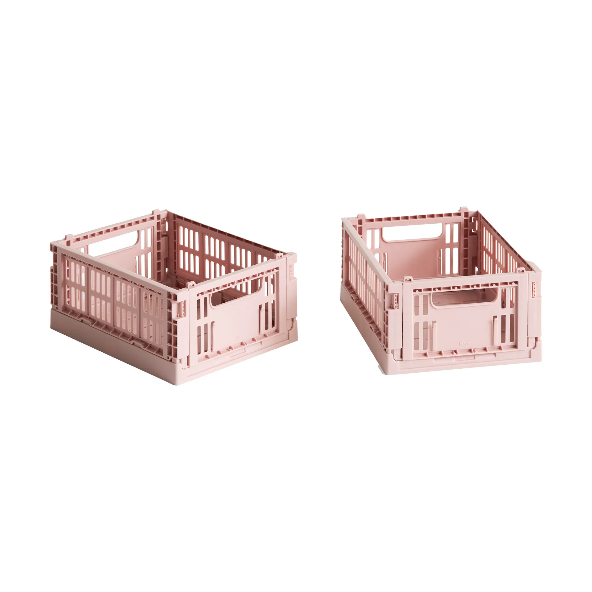 HAY Colour Crate Mini 13x17 cm 2-pack, Blush HAY