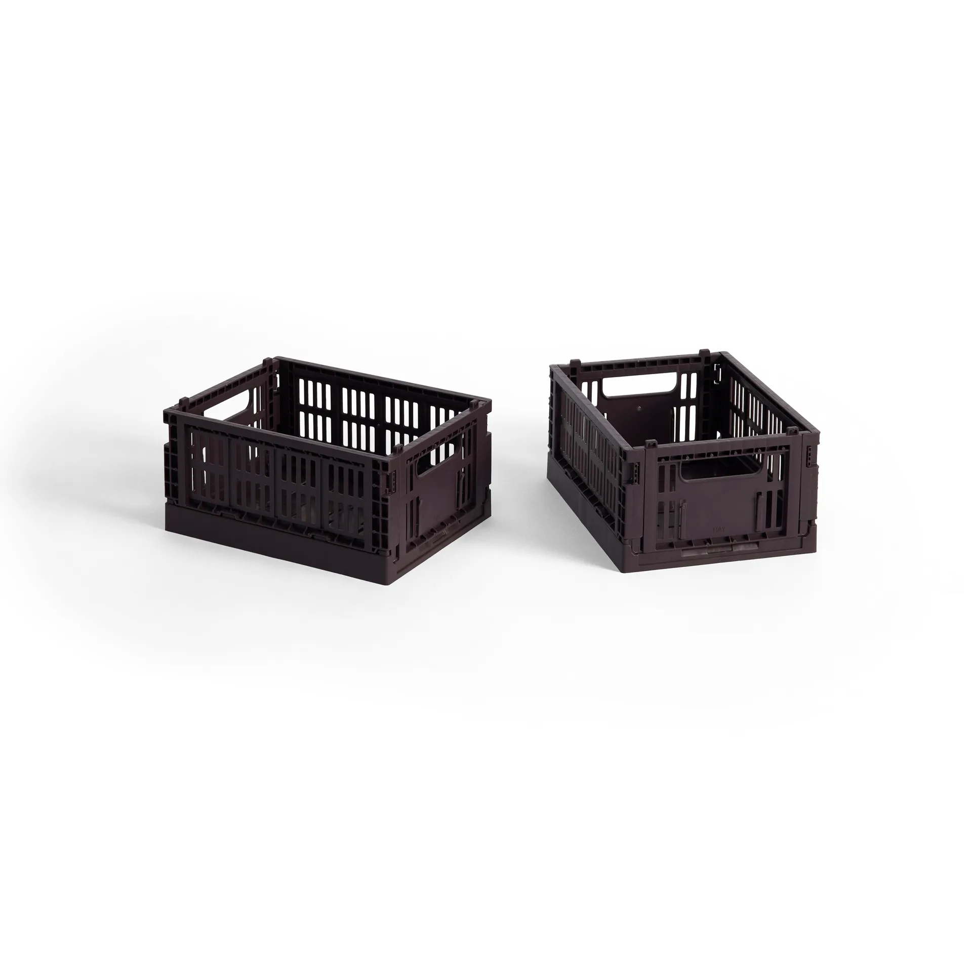 HAY Colour Crate Mini 13x17 cm 2-pack, Bordeaux HAY