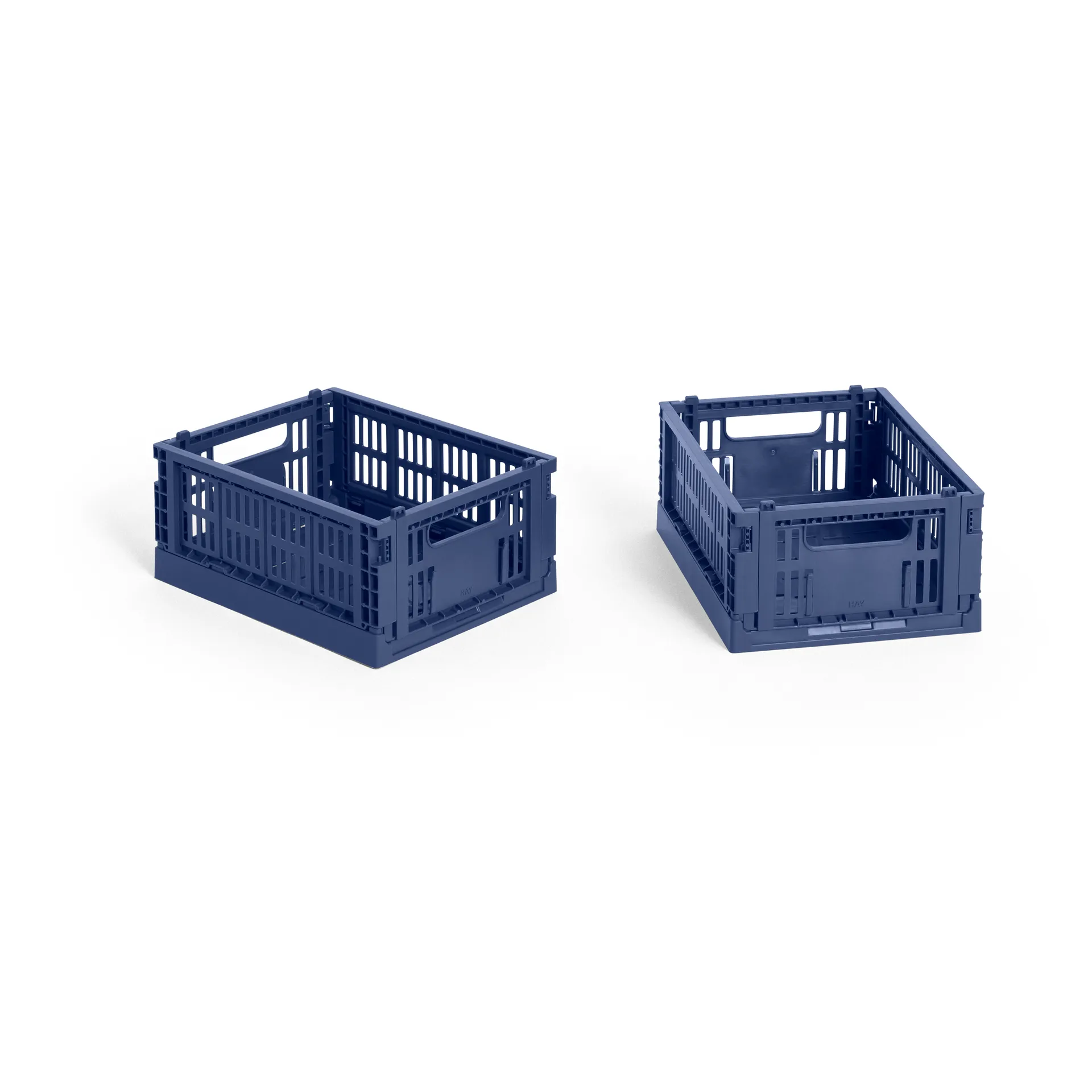 HAY Colour Crate Mini 13x17 cm 2-pack, Dark blue HAY