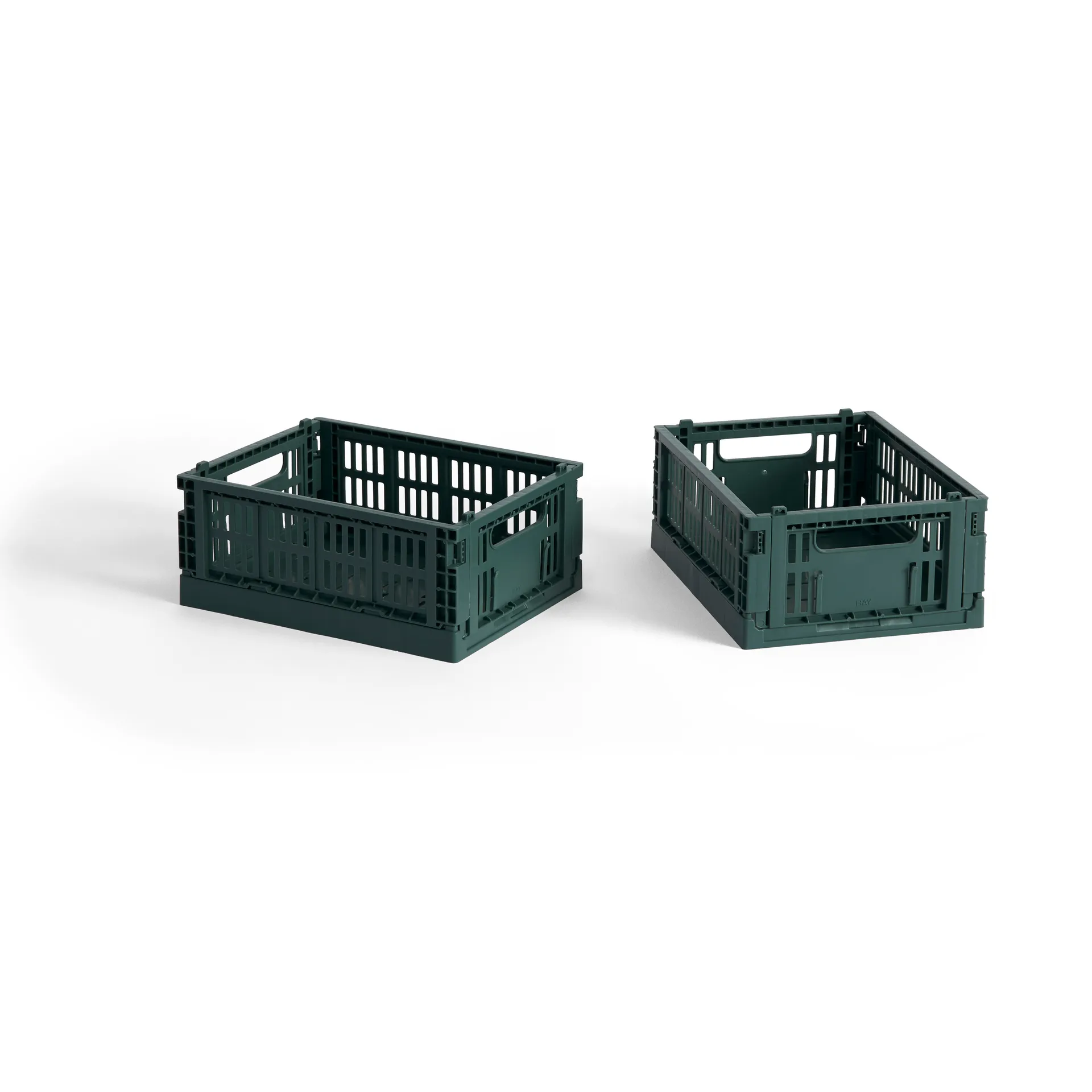 HAY Colour Crate Mini 13x17 cm 2-pack, Dark green HAY