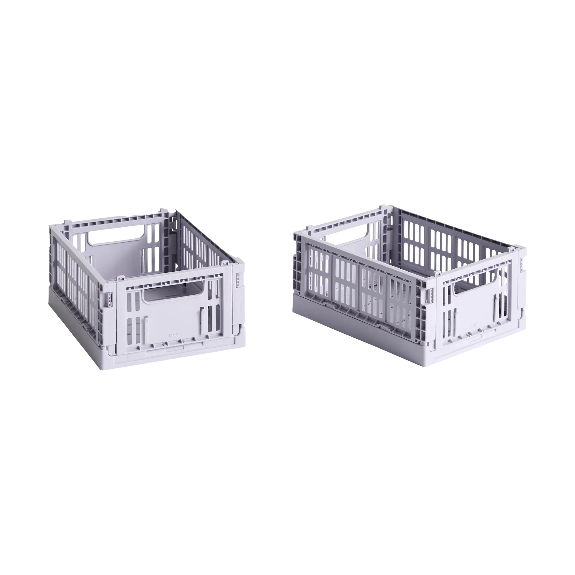 HAY Colour Crate Mini 13x17 cm 2-pack, Lavender HAY