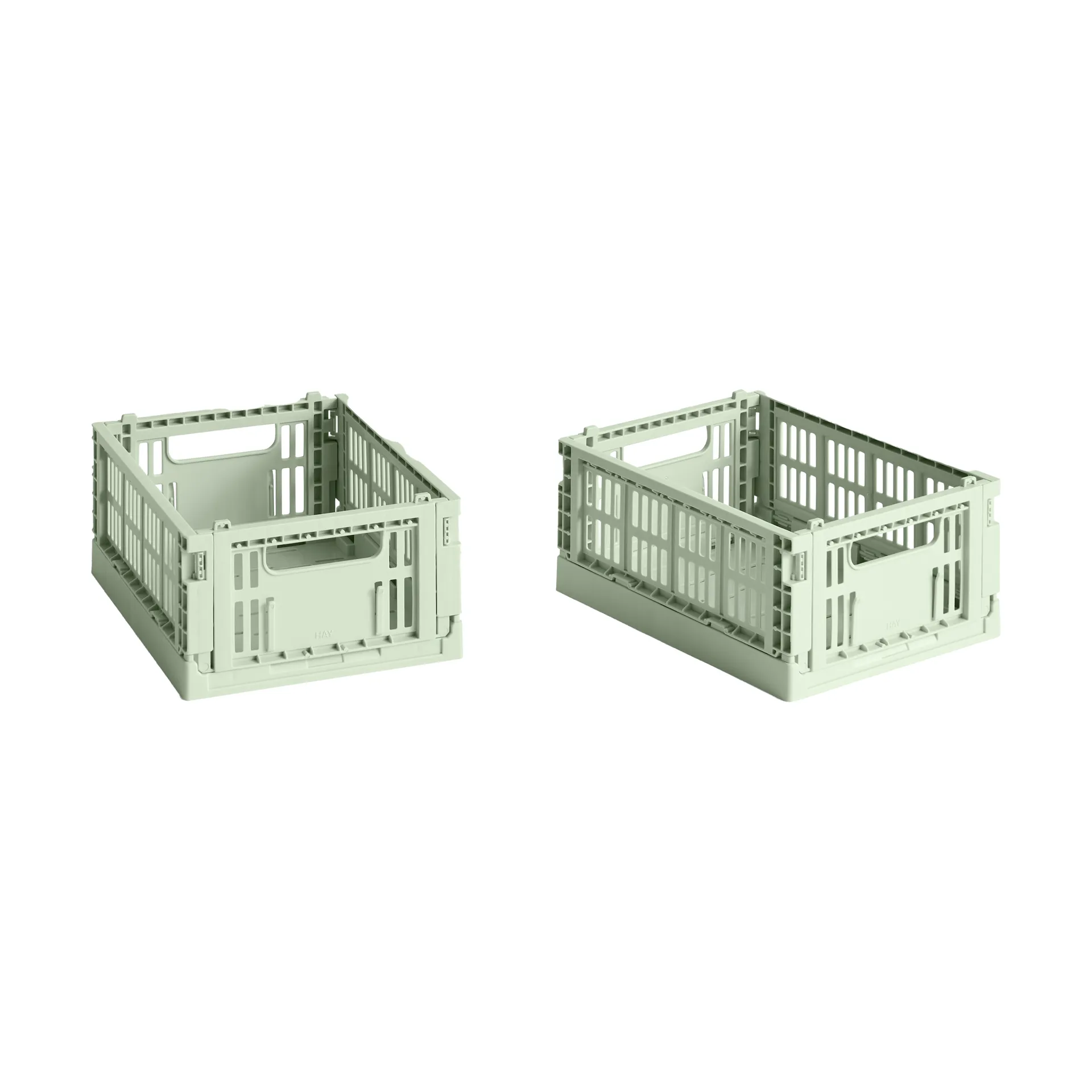 HAY Colour Crate Mini 13x17 cm 2-pack, Mint HAY
