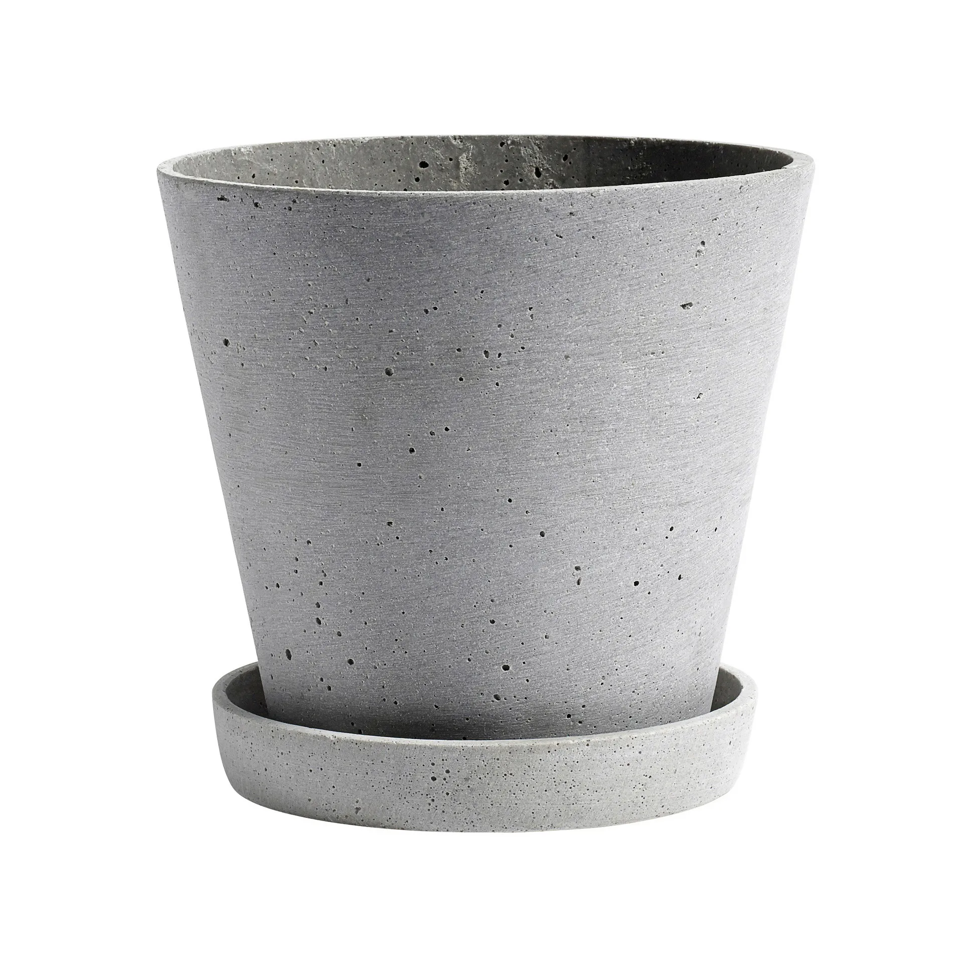 HAY Flowerpot with saucer kruka XXXL Ø34 cm, Grå HAY