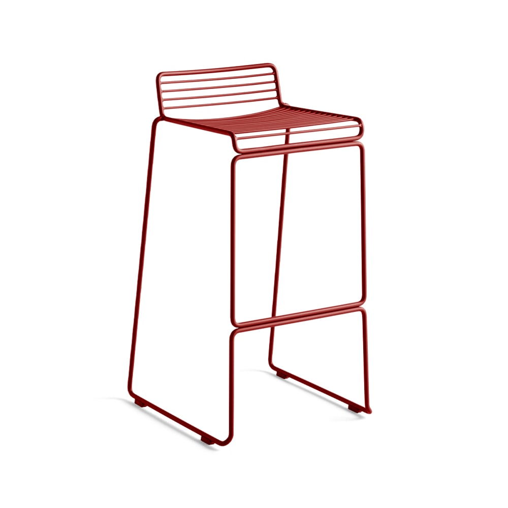 HAY Hee High barstol Rust | Skandinavisk Design | Barstolar | Röd