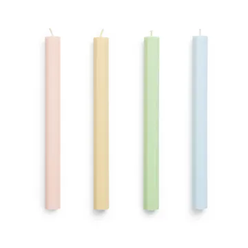 Hexagon Candle ljus mix 4-pack - Fresh - HAY