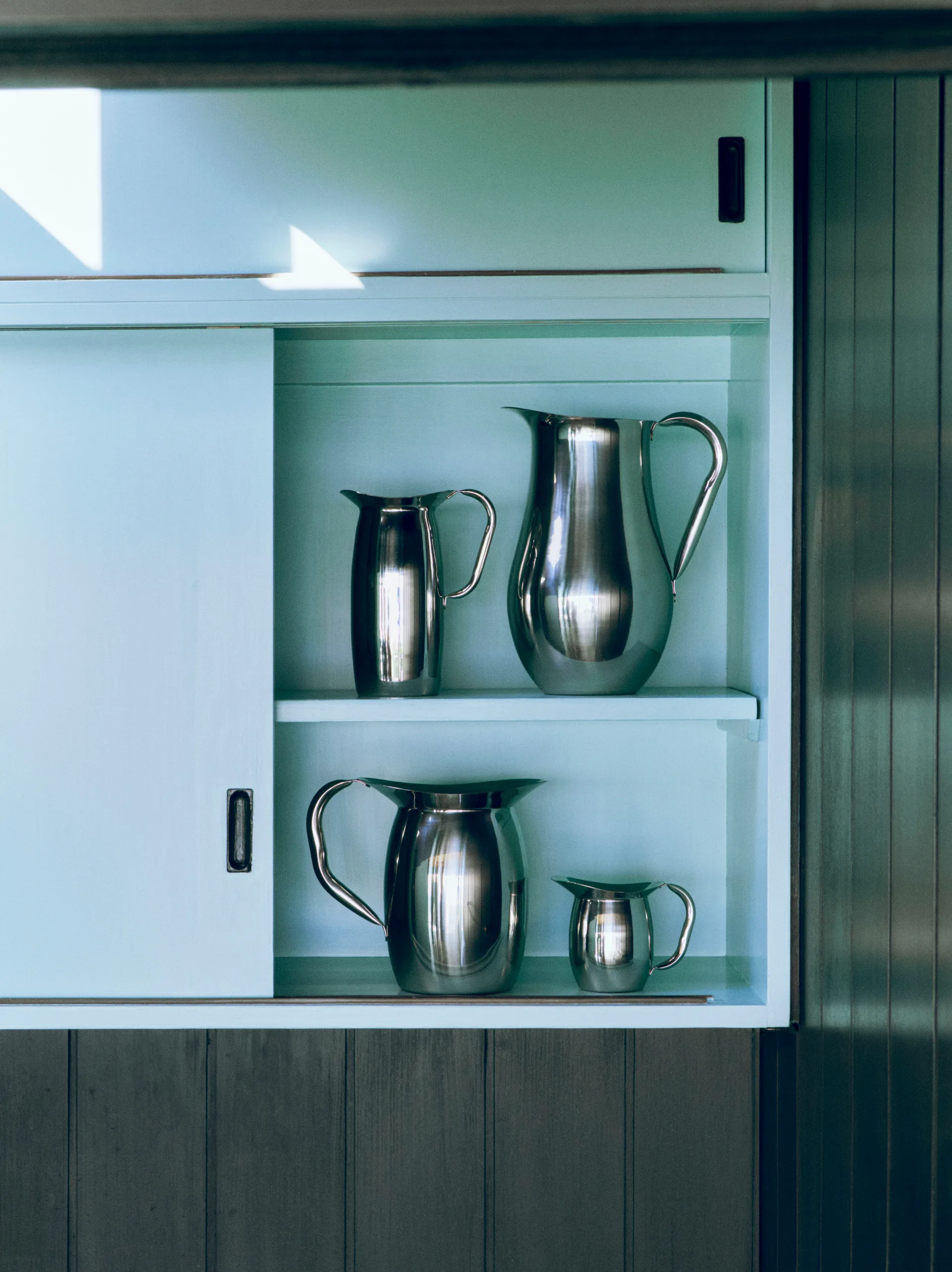 Indian Steel Pitcher kanna, Tall 0,92 L HAY