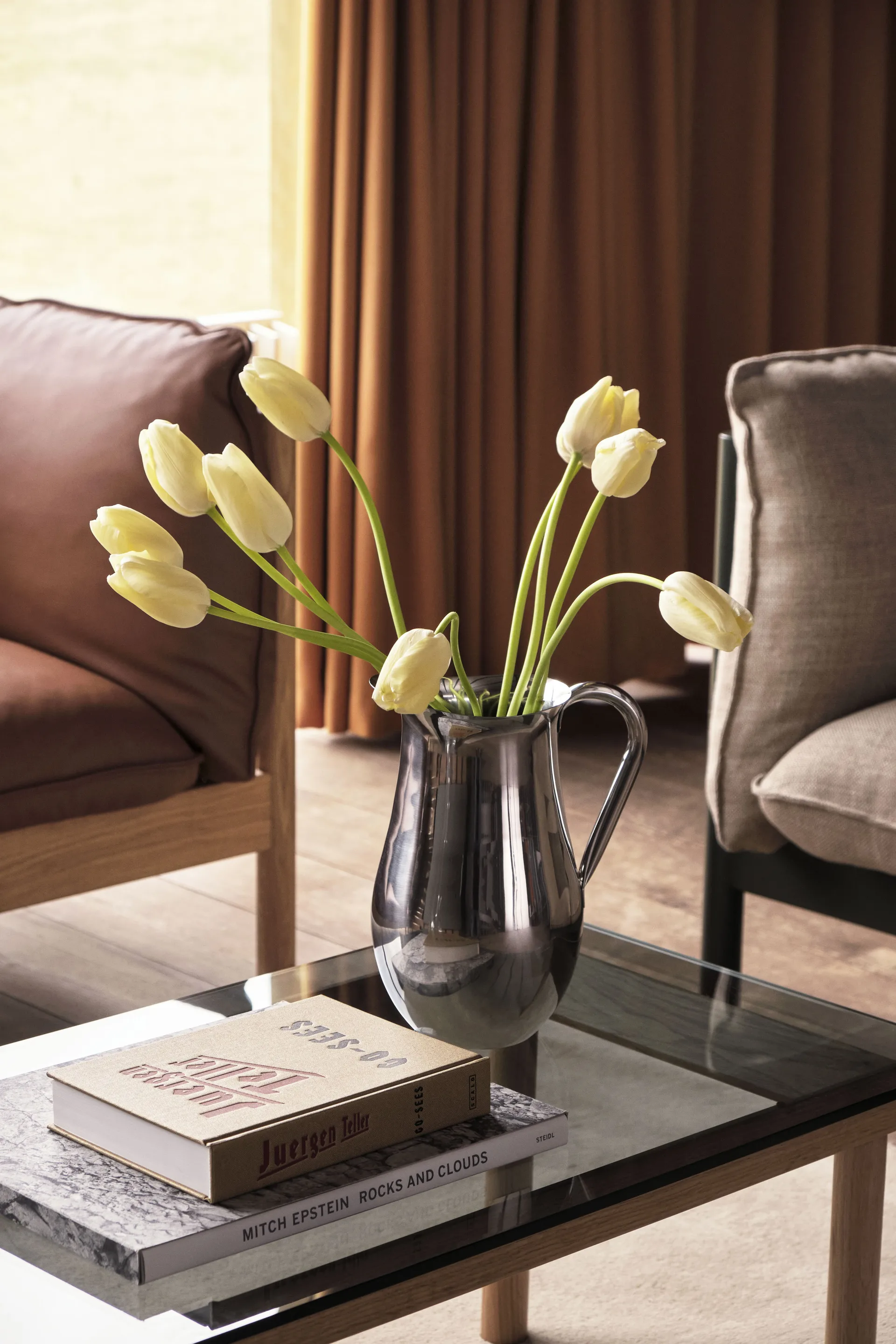 Indian Steel Pitcher No. 2 kanna 3,25 L, Rostfritt stål HAY