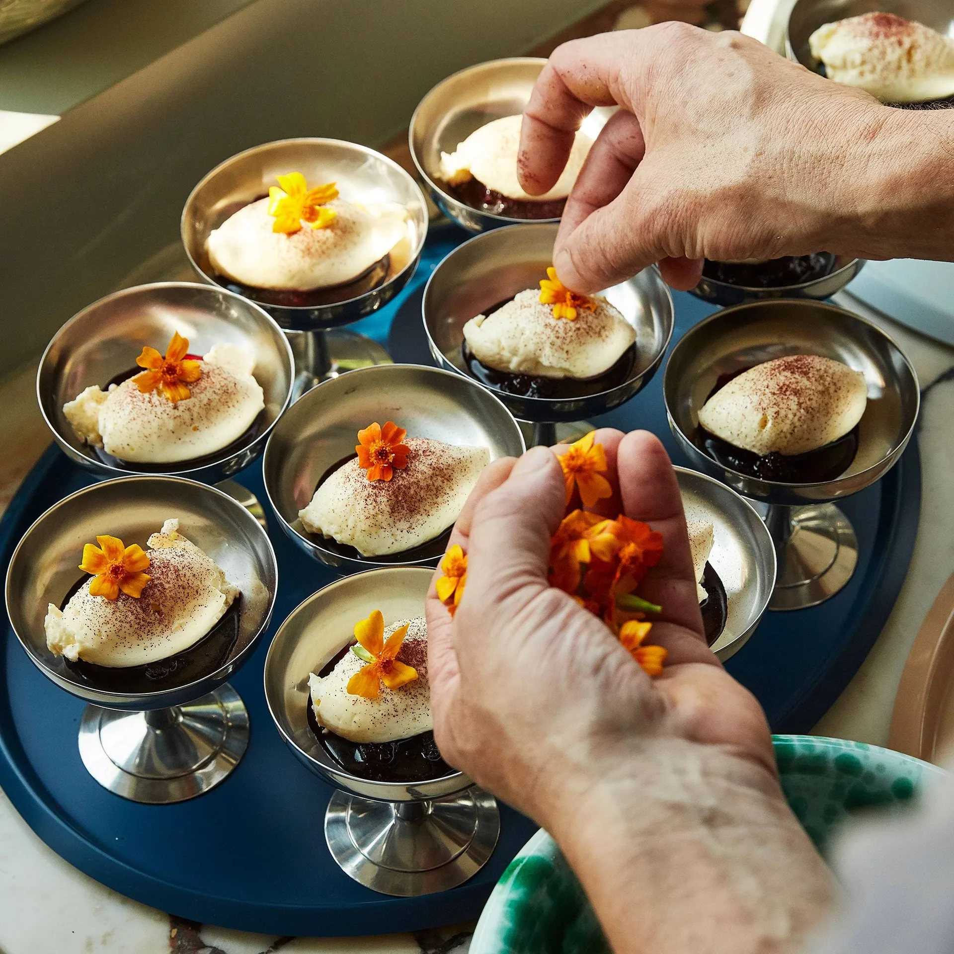 Italian Ice Cup dessertskål 2-pack, Rostfritt stål HAY