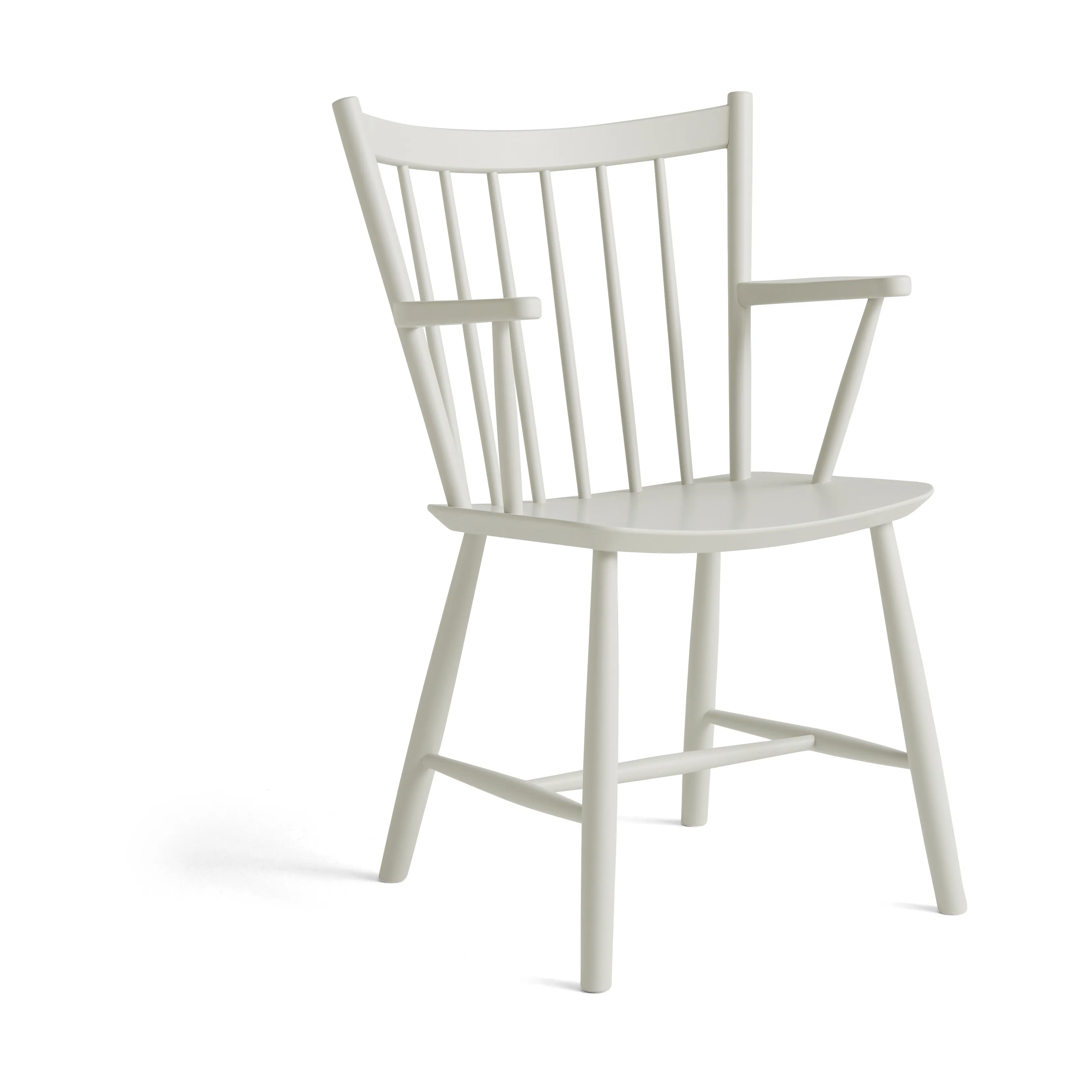 J42 karmstol, Warm grey lackerad bok