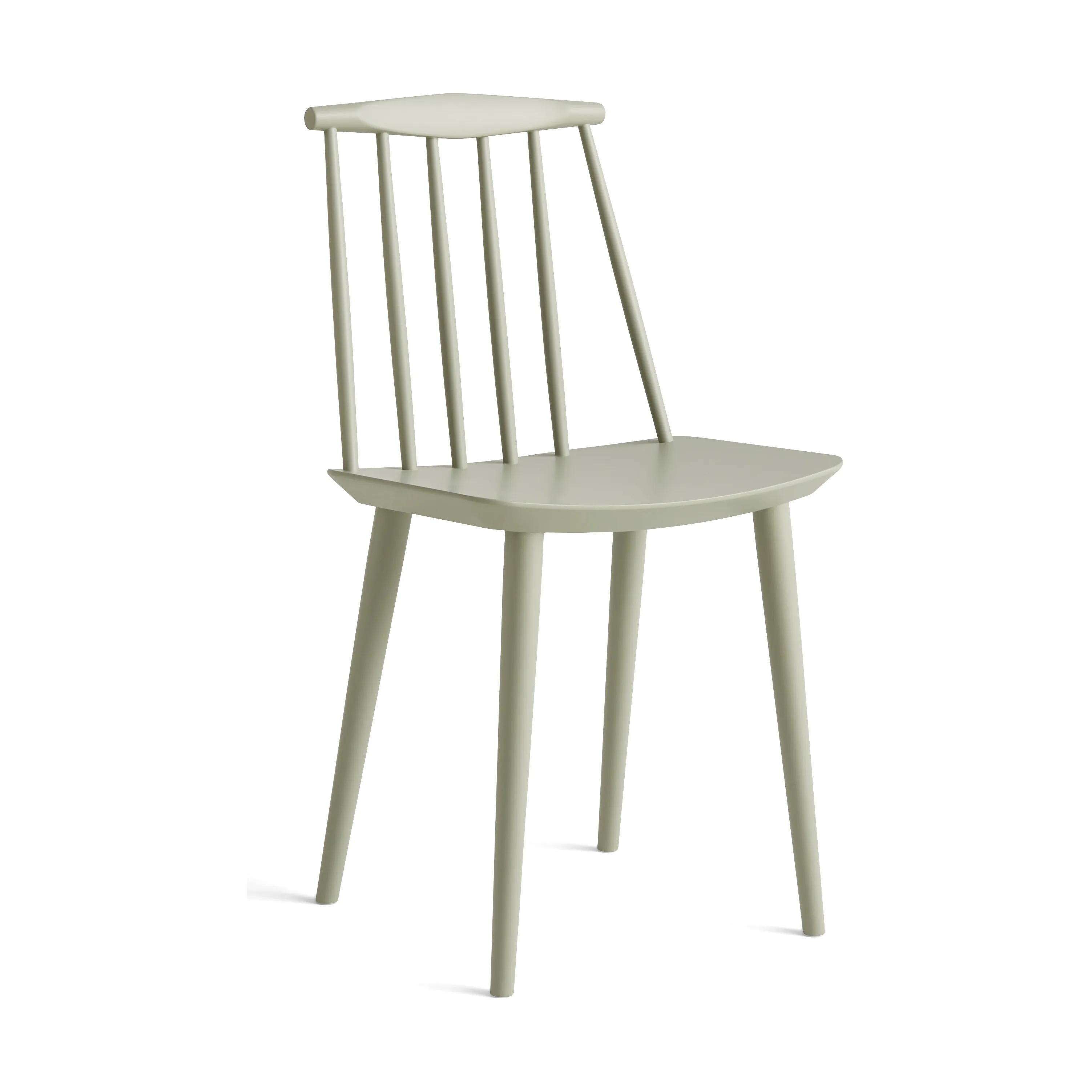 J77 stol, Sage lacquered beech