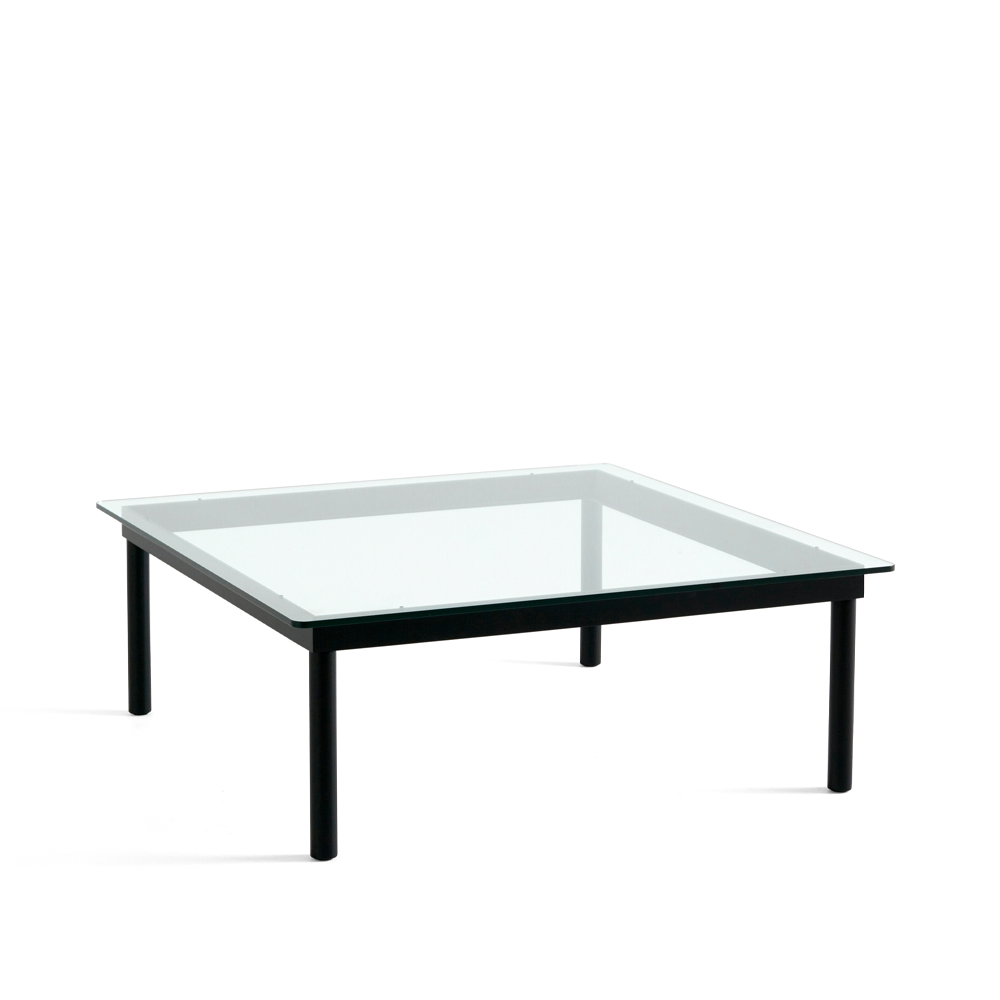 HAY Kofi soffbord black oak-glastopp-klart-b100 | Skandinavisk Design | Soffbord | Svart