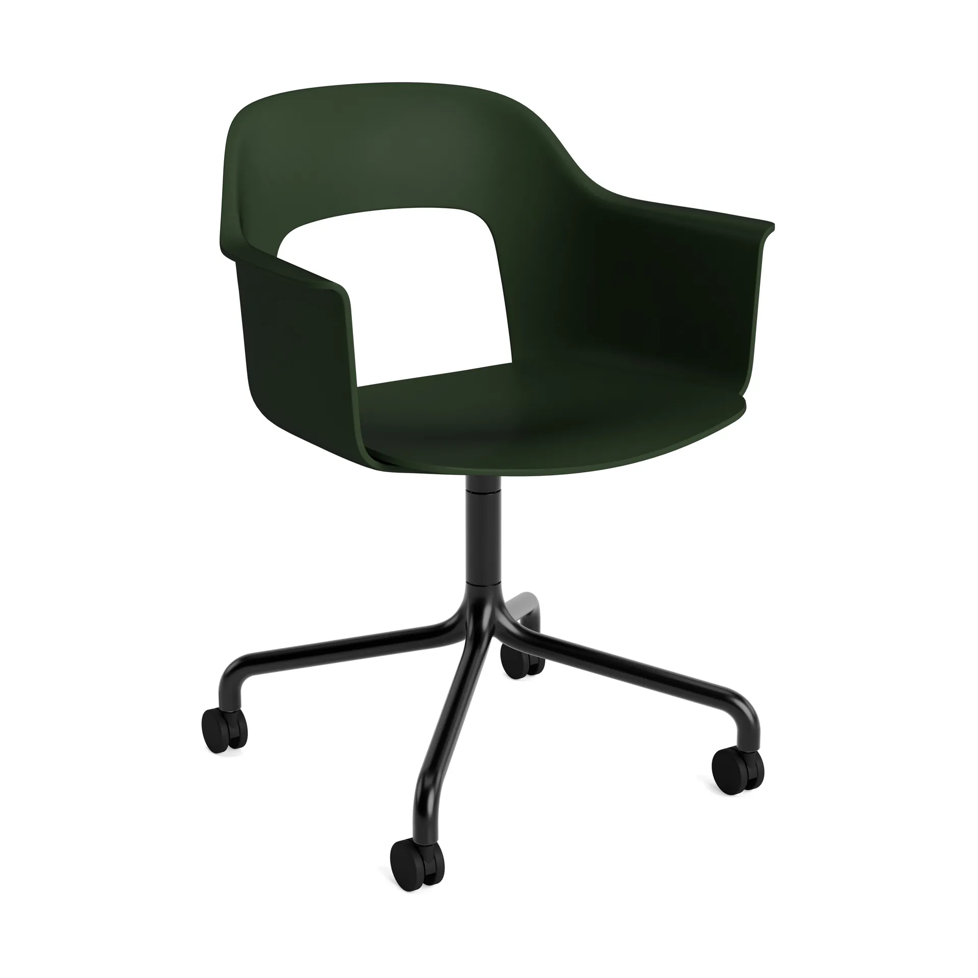 Layout Armchair 261 stol, Bottle green-black HAY