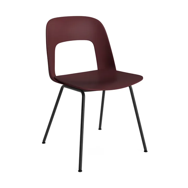 Layout Chair 111 stol - Bordeaux-black - HAY