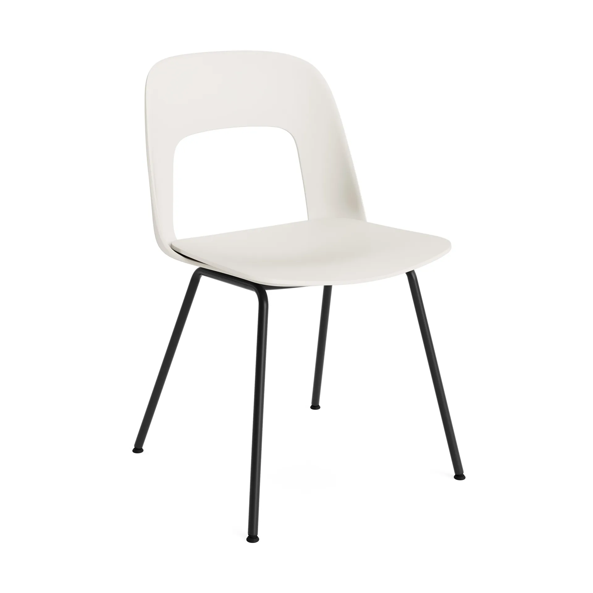 Layout Chair 111 stol, Cream white-black HAY
