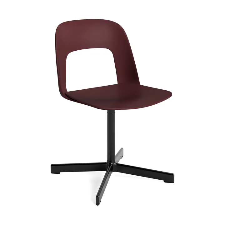 Layout Chair 131 stol - Bordeaux-black - HAY