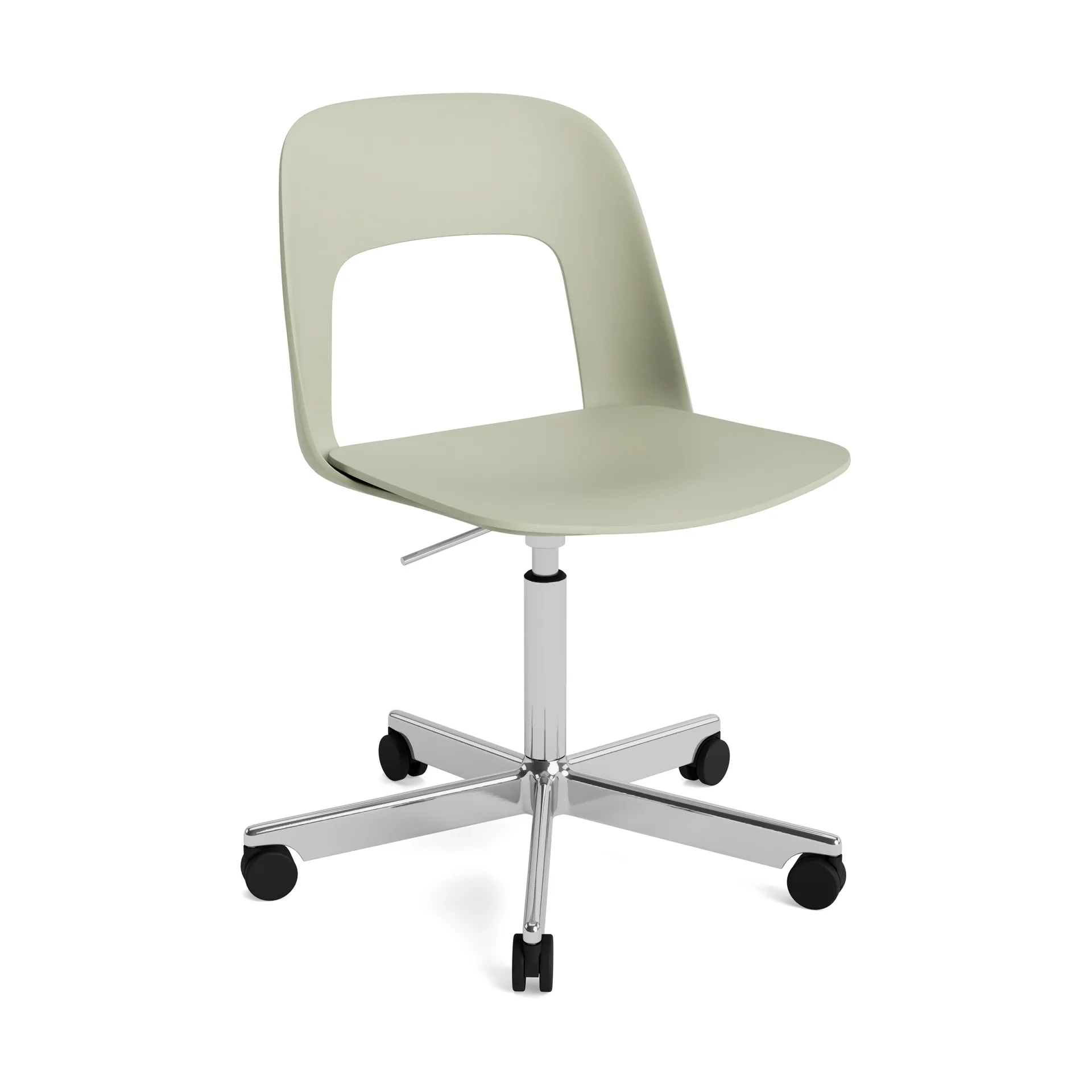 Layout Chair 141 stol, Bottle green-polerad aluminium HAY