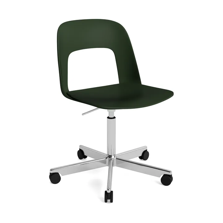 Layout Chair 141 stol - Pastel green-polerad aluminium - HAY