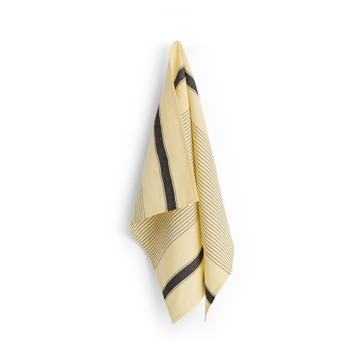 HAY Linear kökshandduk 52x80 cm Soft yellow | Skandinavisk Design | Kökshanddukar | Gul