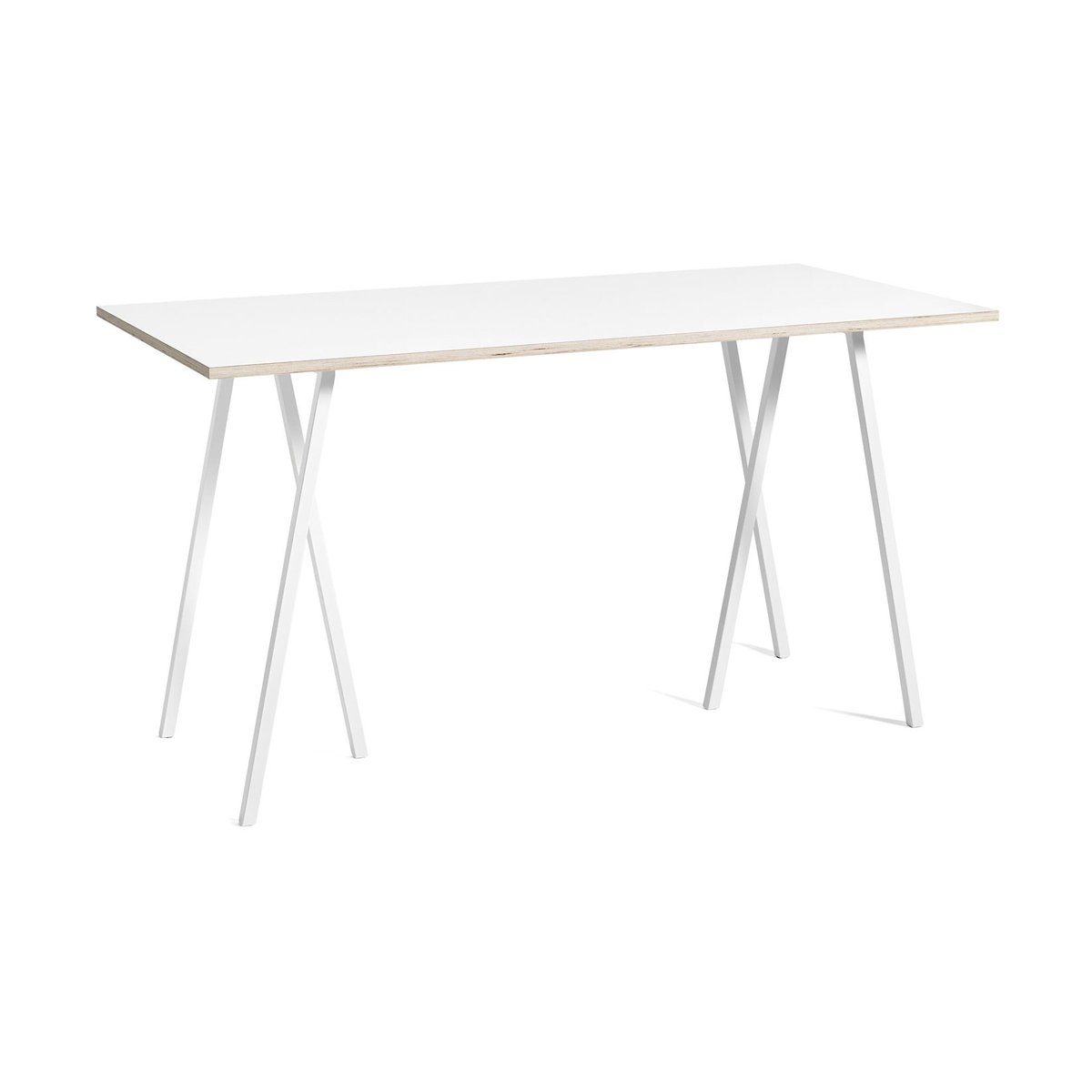 HAY Loop Stand incl. support barbord 87,5x180 cm White-white laminate-plywood