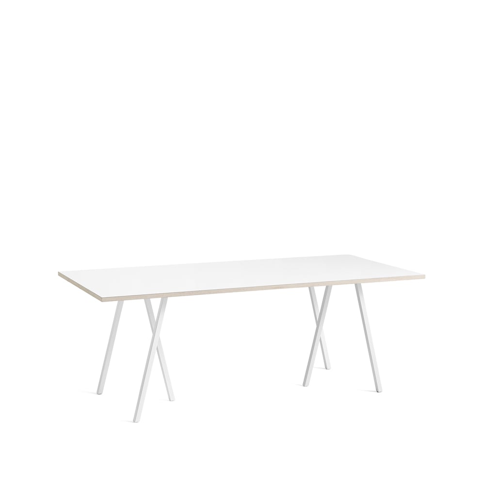HAY Loop Stand matbord White laminate-white, 200 cm