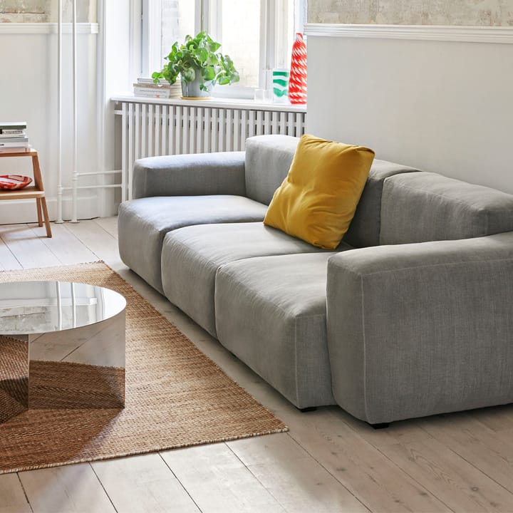 Mags 2,5 seater COMB soffa, Sense cognac-ljusgrå söm HAY