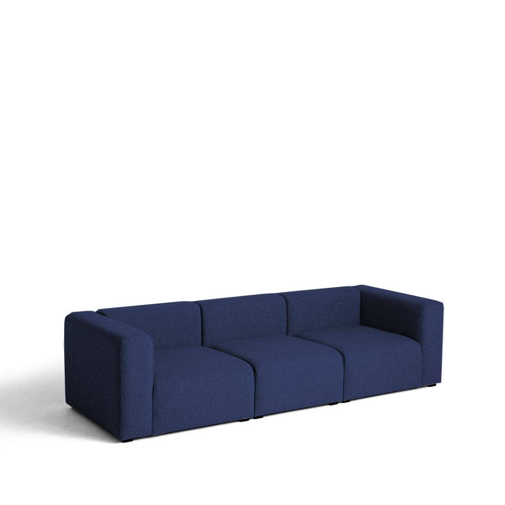 HAY Mags 3-sits soffa tyg hallingdal 65 764 blue | Skandinavisk Design | Soffor | Blå