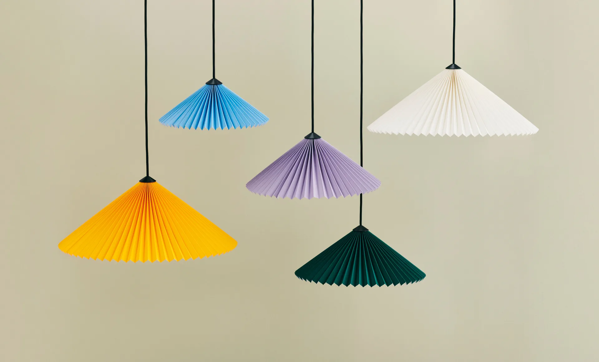 Matin Pendant pendel 50x50 cm, White HAY