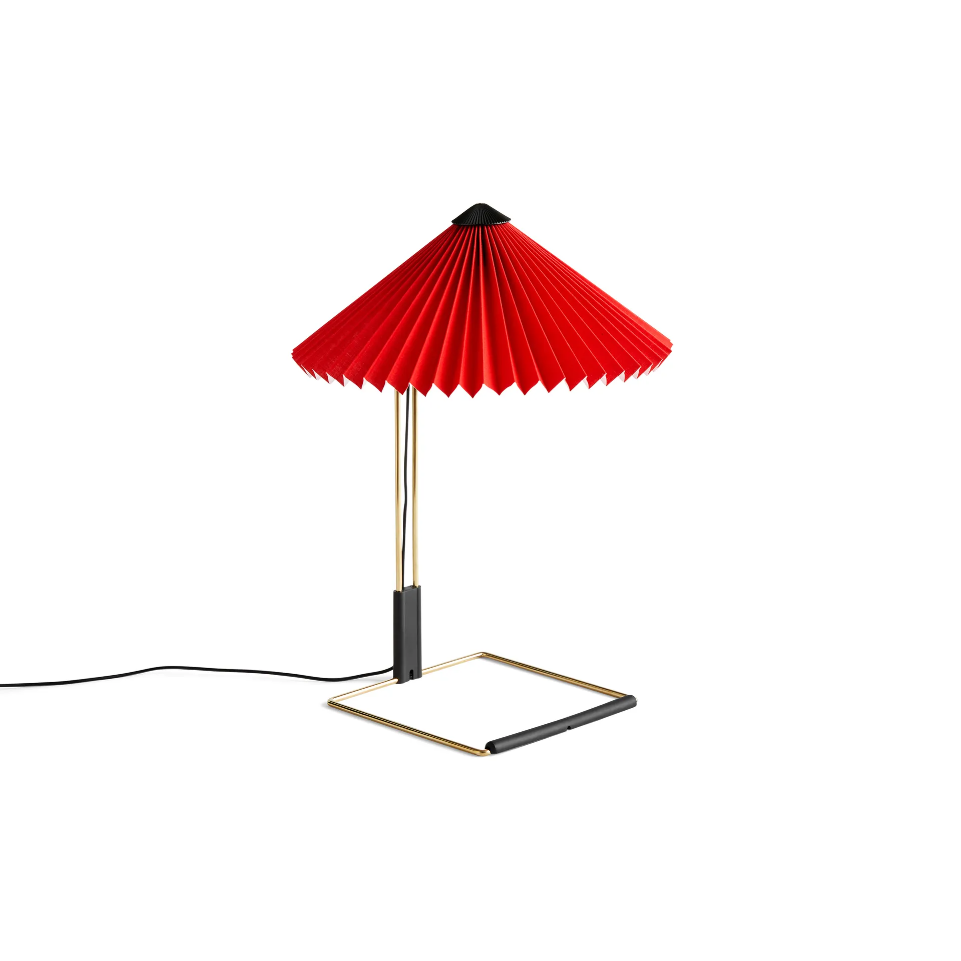 Matin table bordslampa Ø30 cm, Bright red shade HAY
