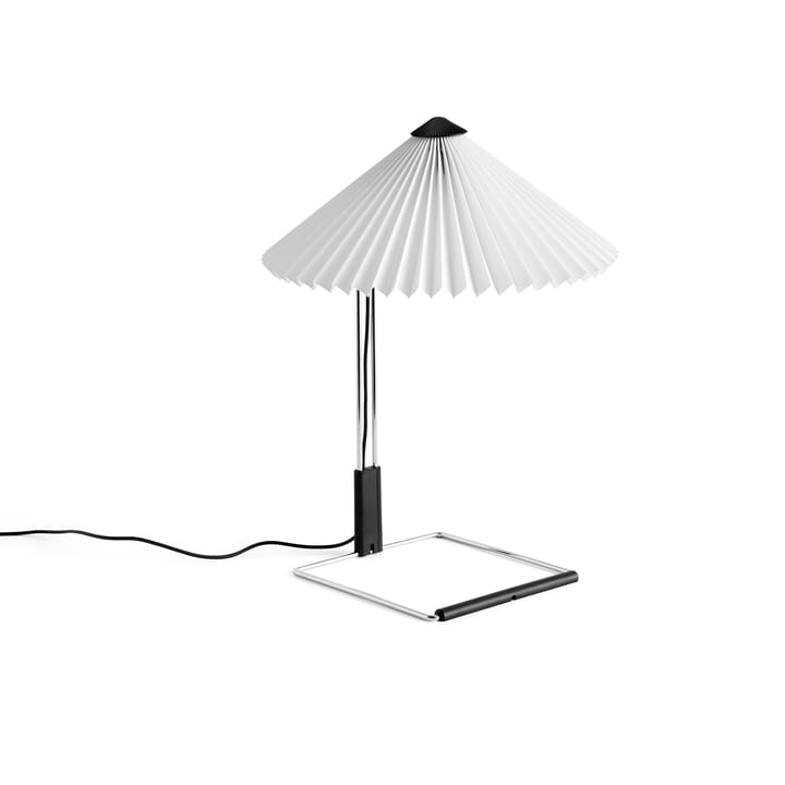 Matin table bordslampa Ø30 cm - White-steel - HAY