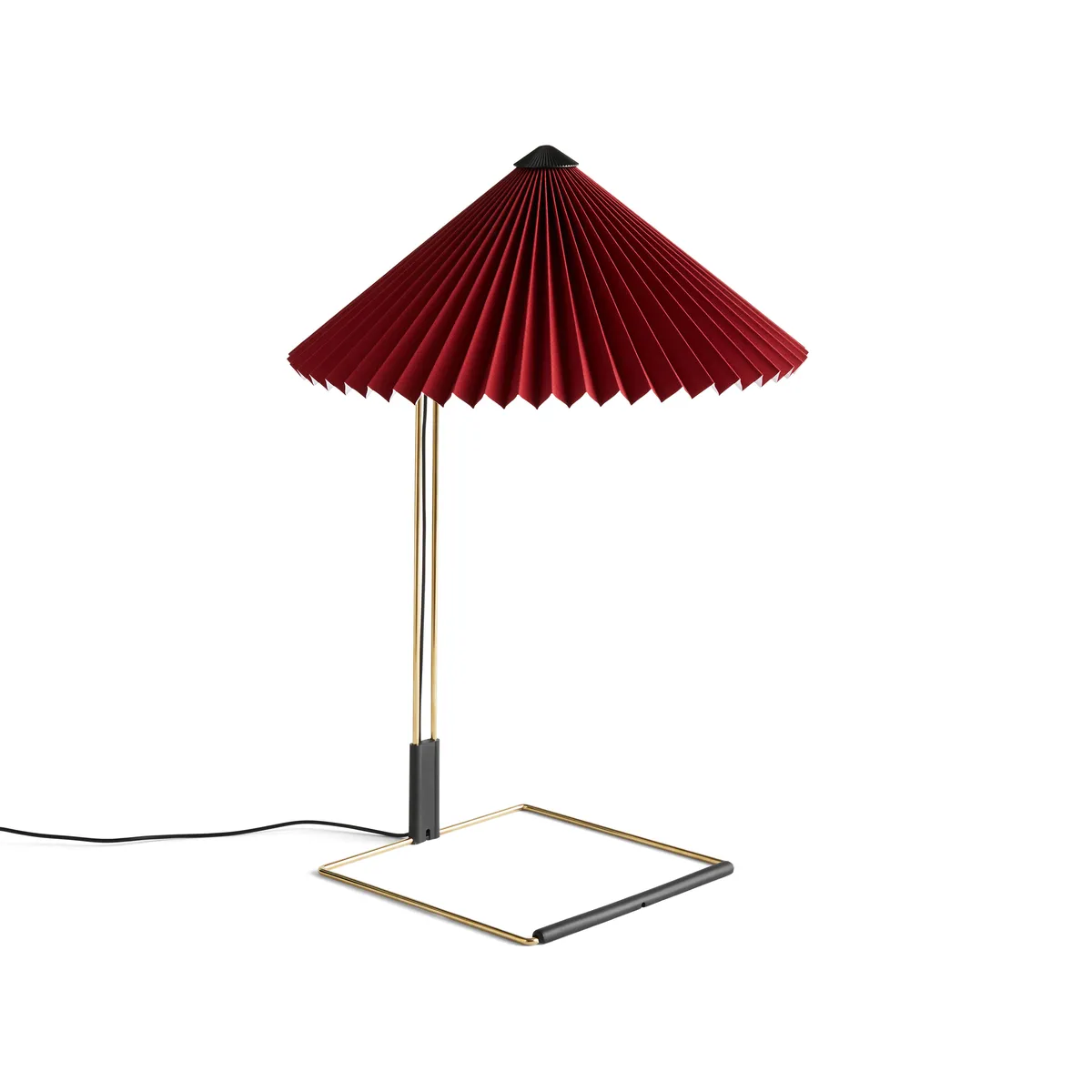 HAY Matin table bordslampa Ø38 cm Oxide red shade