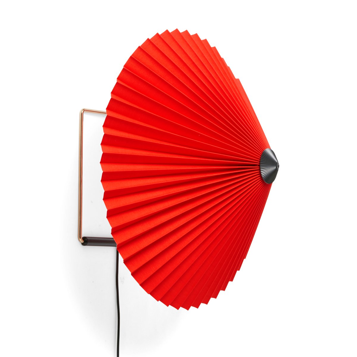 HAY Matin wall vägglampa 38 cm Bright red shade | Skandinavisk Design | Vägglampor | Röd