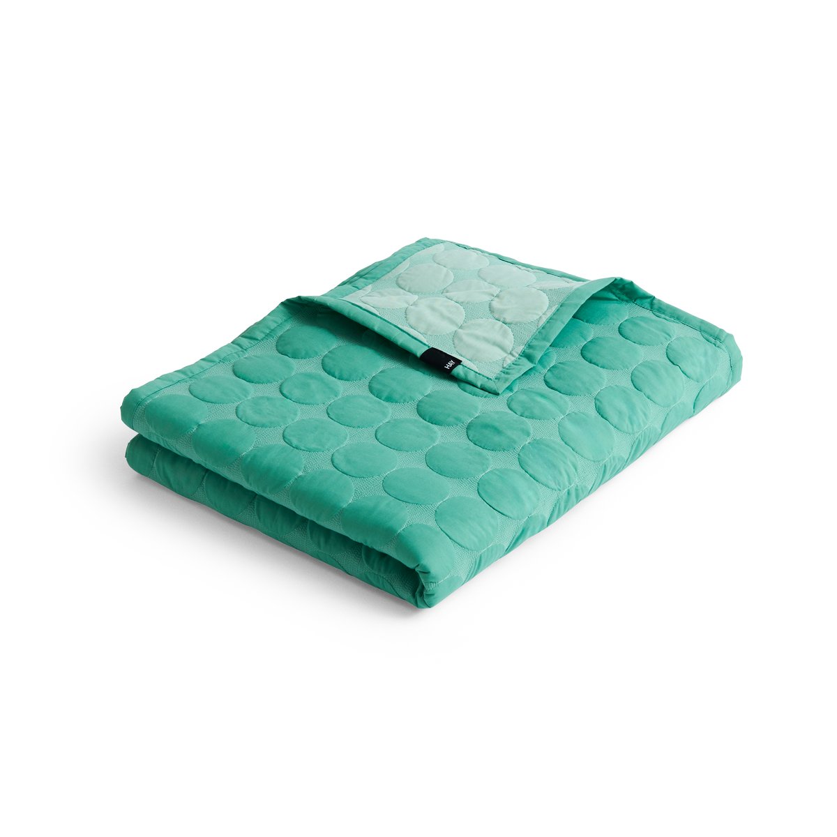 HAY Mega Dot överkast organic 195x245 cm Sea green | Skandinavisk Design | Överkast | Grön