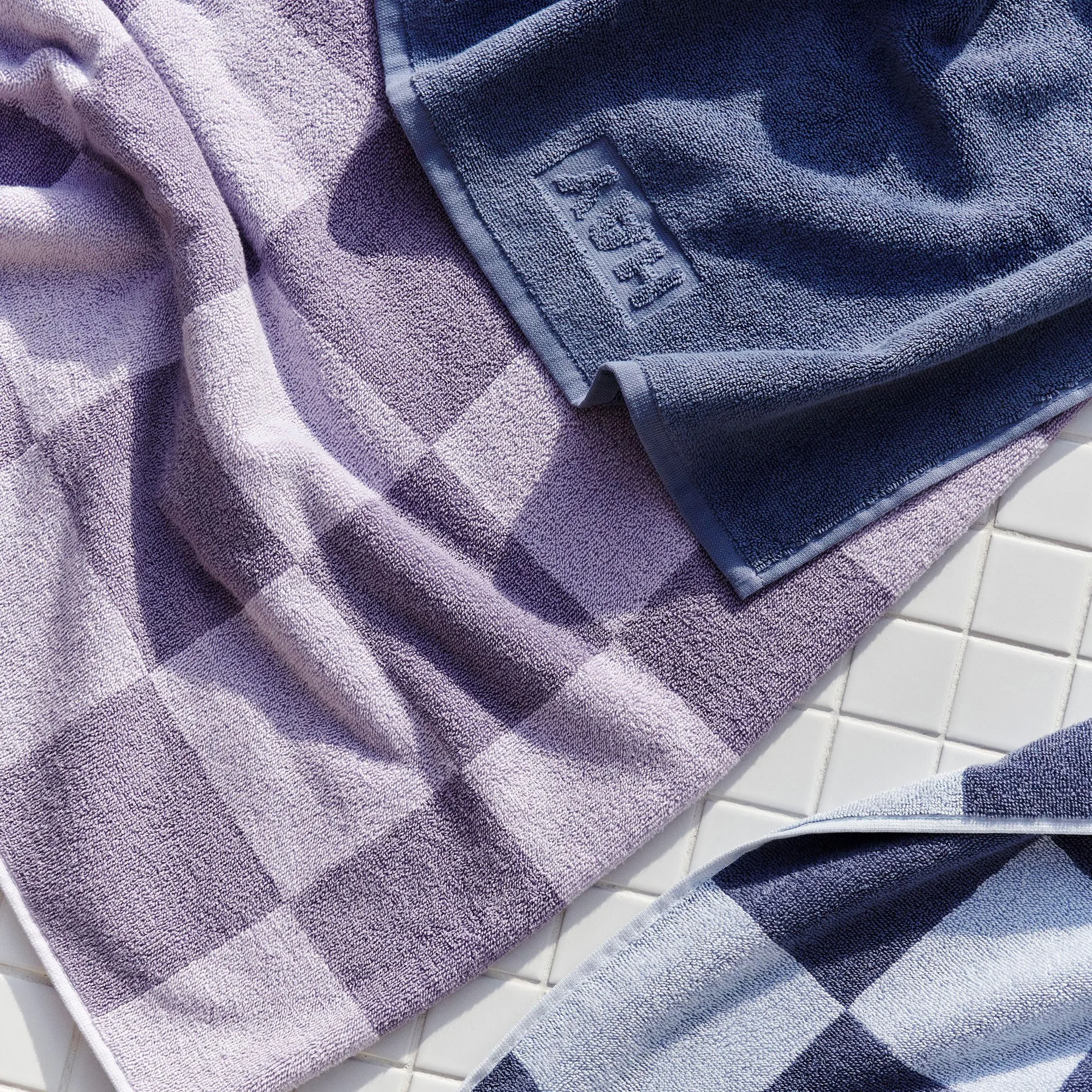 Mono badlakan 100x150 cm, Steel blue HAY