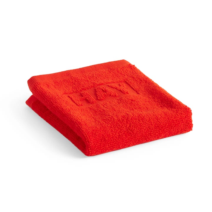 Mono handduk 30x30 cm - Poppy red - HAY