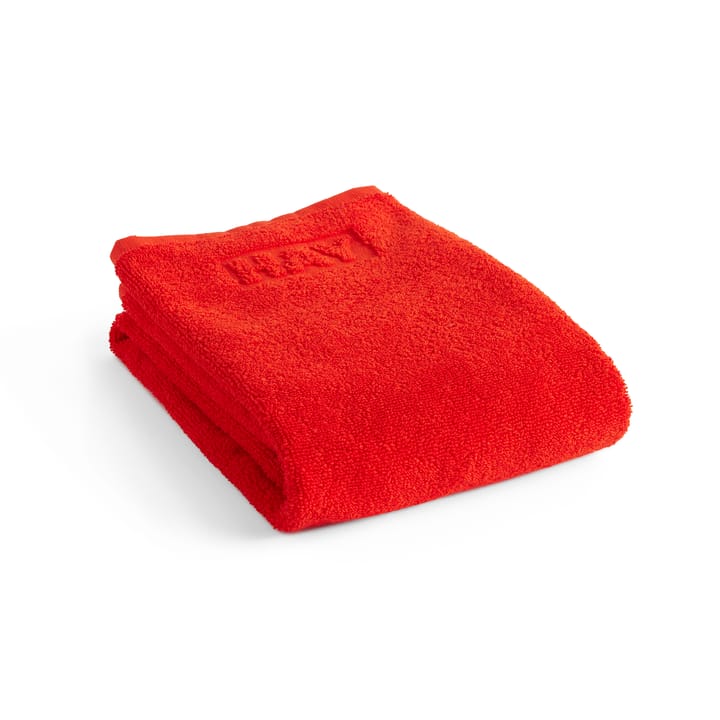 Mono handduk 50x90 cm - Poppy red - HAY