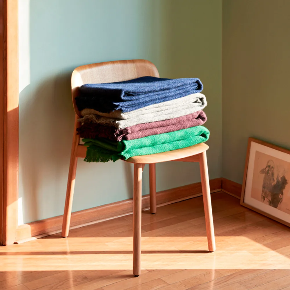 Mono pläd, milk tea HAY