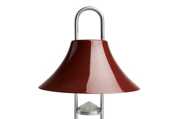 Mousqueton portabel bordslampa 30,5 cm - Iron red - HAY