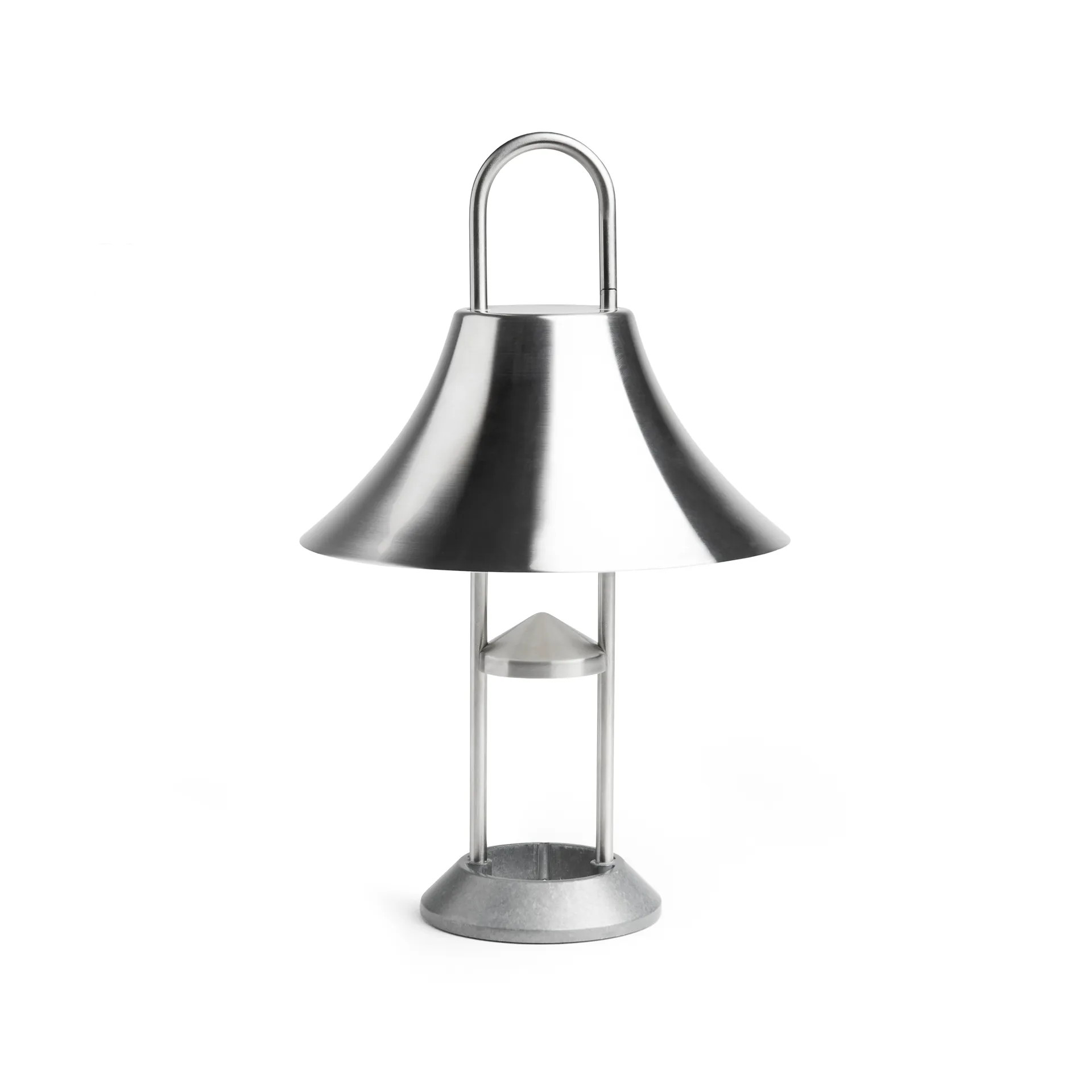 Mousqueton portabel bordslampa, Brushed stainless steel HAY