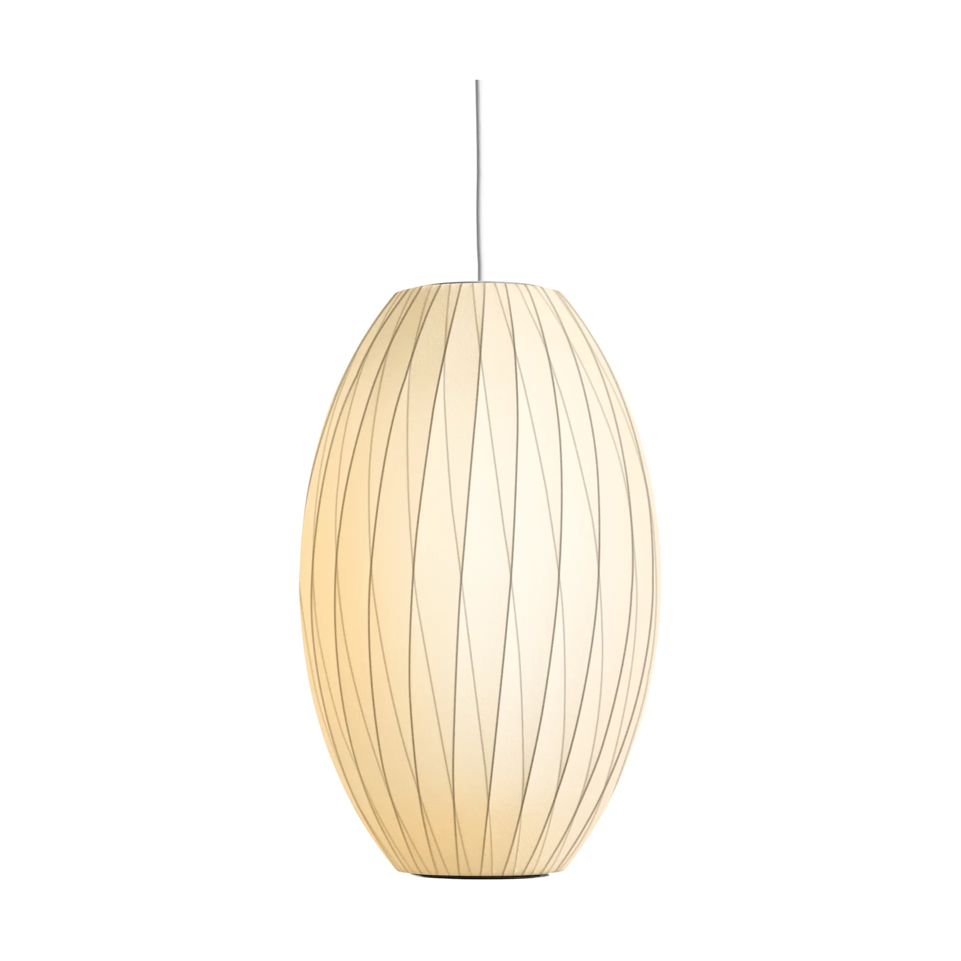 Nelson Bubble Cigar crisscross pendel M, Off white HAY